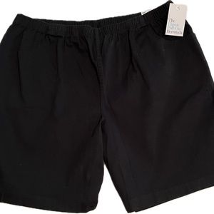 NWT Croft&Barrow Black Bermuda Shorts—Size 3X